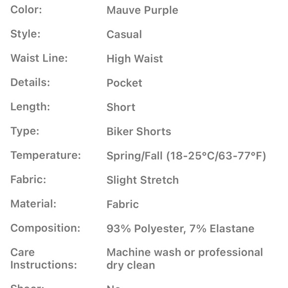 SHEIN Contrast Stitch Biker Shorts With Phone Pocket - Picture 3 of 3